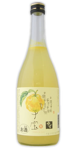 子宝リキュール ゆず 全体画像