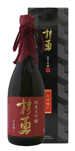 杉勇 純米大吟醸 出羽燦々40 全体画像