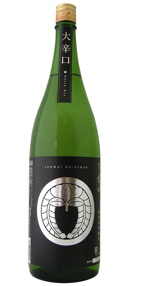 松嶺の富士 純米大吟醸 家紋ラベル 大辛口 全体画像