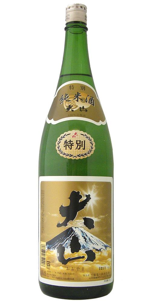 大山 特別純米酒 全体画像