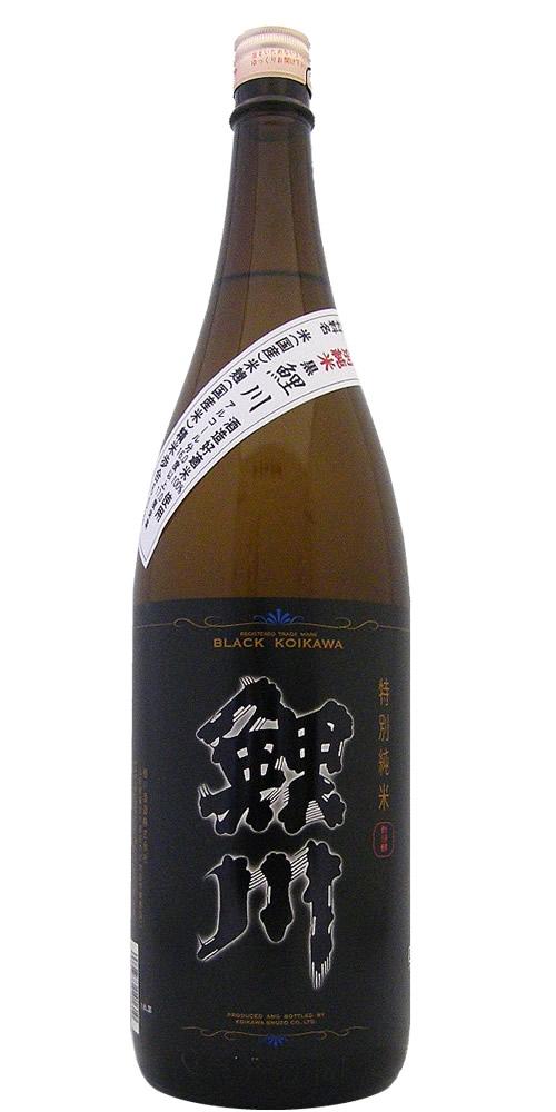 特別純米 ブラック鯉川 限定品 全体画像