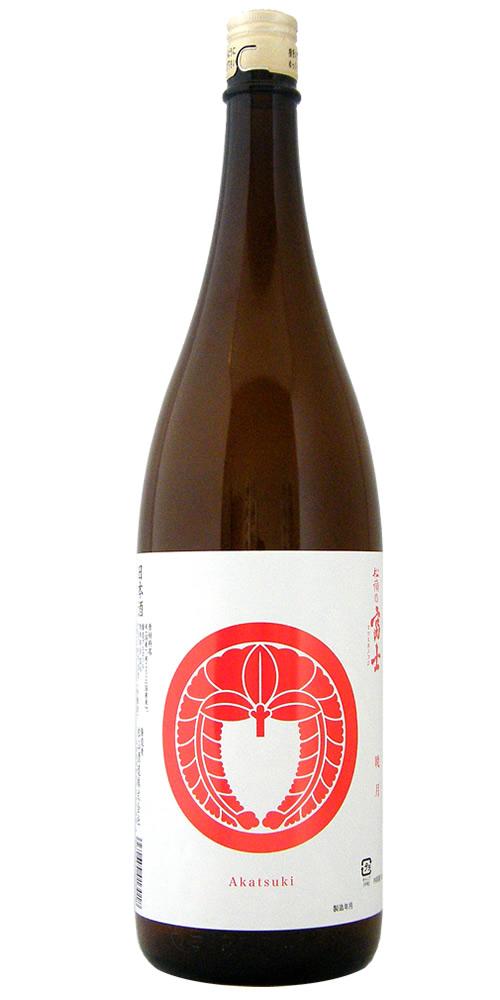 松嶺の冨士 家紋ラベル 吟醸 暁月 全体画像