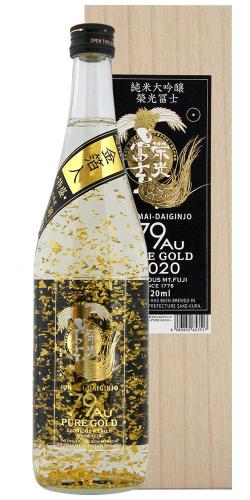 栄光冨士 純米大吟醸 79Au〜PURE GOLD〜 金箔入 【山形の地酒/日本酒