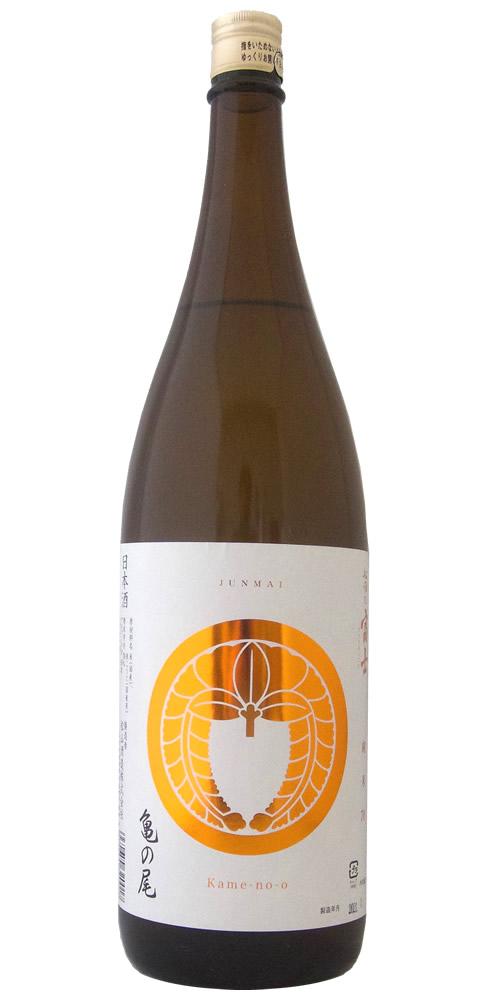 松嶺の富士 家紋ラベル 純米 亀の尾70 火入れ原酒 全体画像