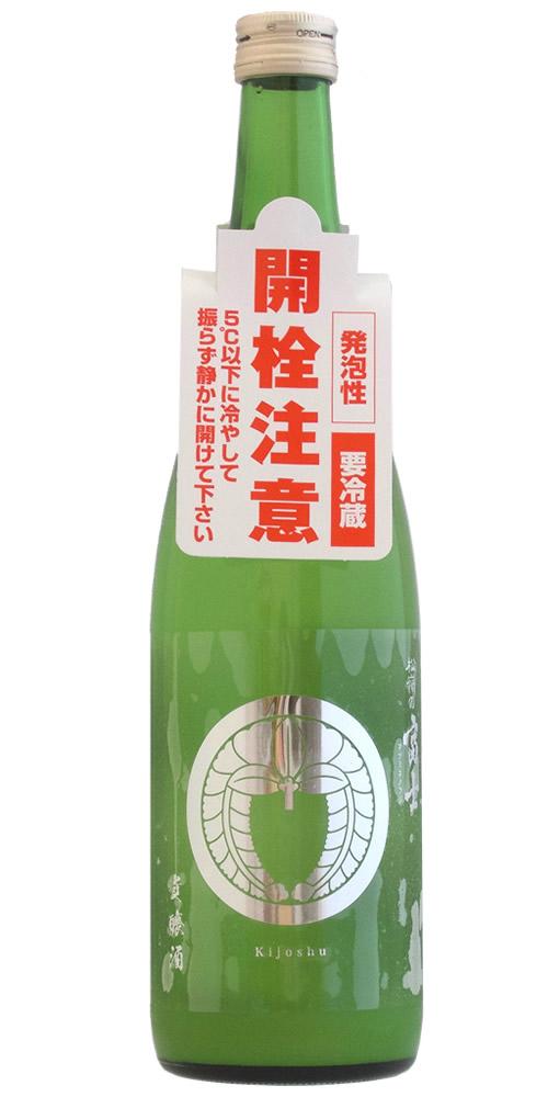 松嶺の富士 家紋ラベル 貴醸酒 活性にごり生酒 超限定品 全体画像