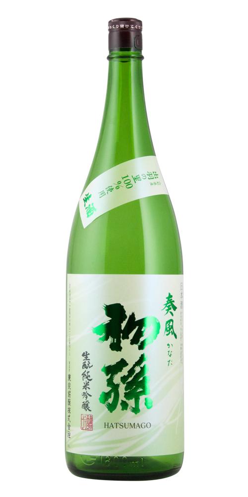 初孫 純米吟醸 生酒 奏風(かなた) 限定品  全体画像