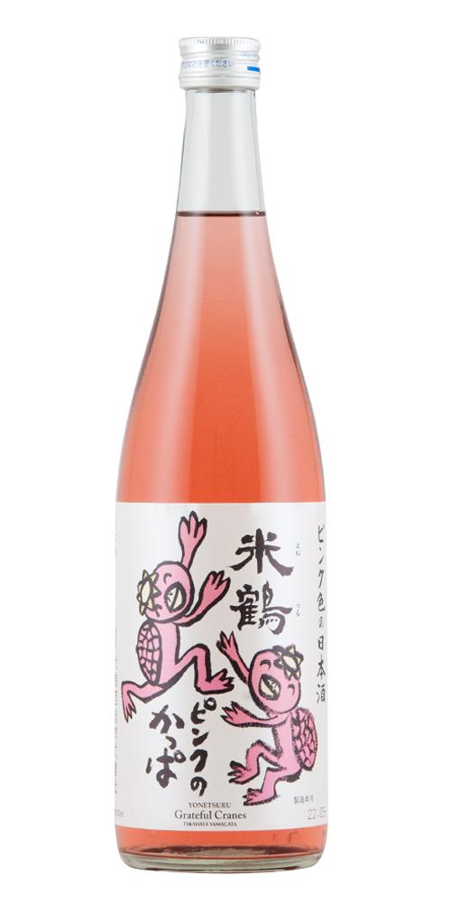 米鶴 ピンクのかっぱ純米酒  全体画像