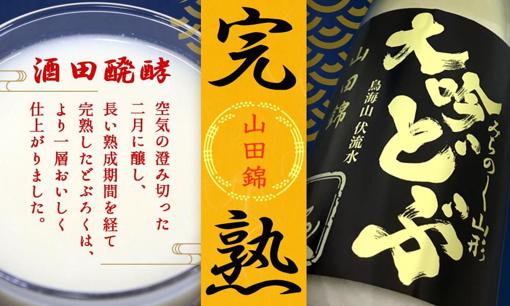 酒田醗酵 みちのく山形の大吟醸どぶろく 山田錦<br>完熟限定品
