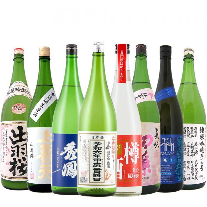 早春に楽しめる 720ml おすすめ8本セット 【山形の地酒/日本酒専門店