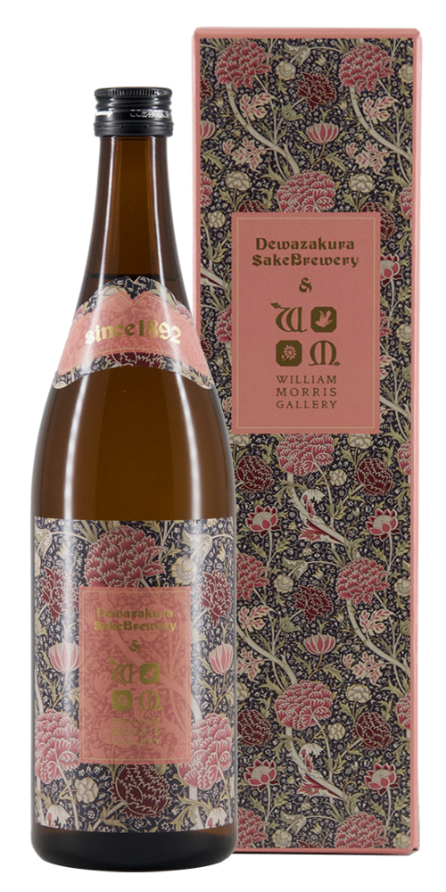 出羽桜 ウィリアム・モリス ピンクラベル 全体画像