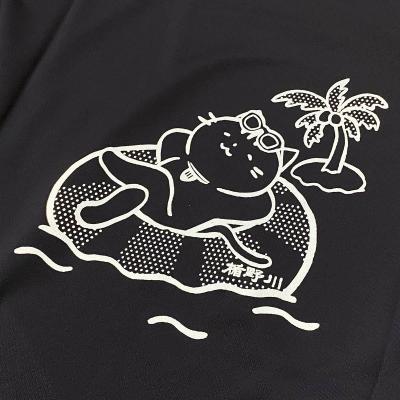 たてにゃんTシャツ紺 後プリント.jpg