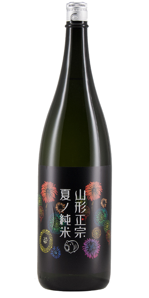 山形正宗 夏の純米 花火ラベル 限定品 全体画像